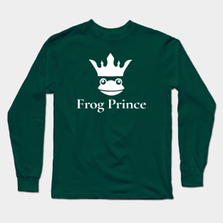 Frog Prince Fairy Tale Brothers Grimm Minimalism Folktale Long Sleeve T-Shirt